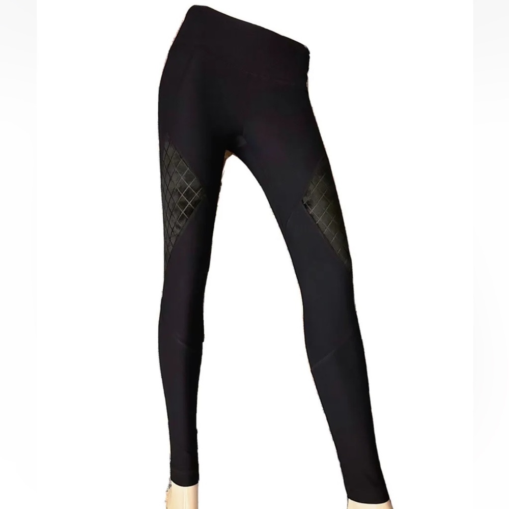 90 Degree by Reflex Velvet Mesh Leggings